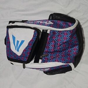Easton Purple Pink Blue Geometric Kids Backpack